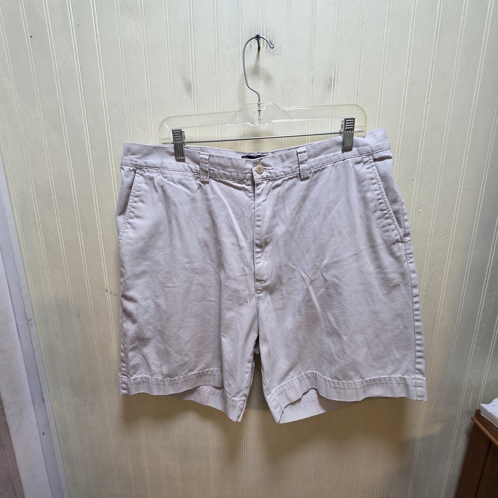 Polo Jeans Company Shorts Mens 38 Beige Chino 100% Cotton 8 Inseam Casual Summer